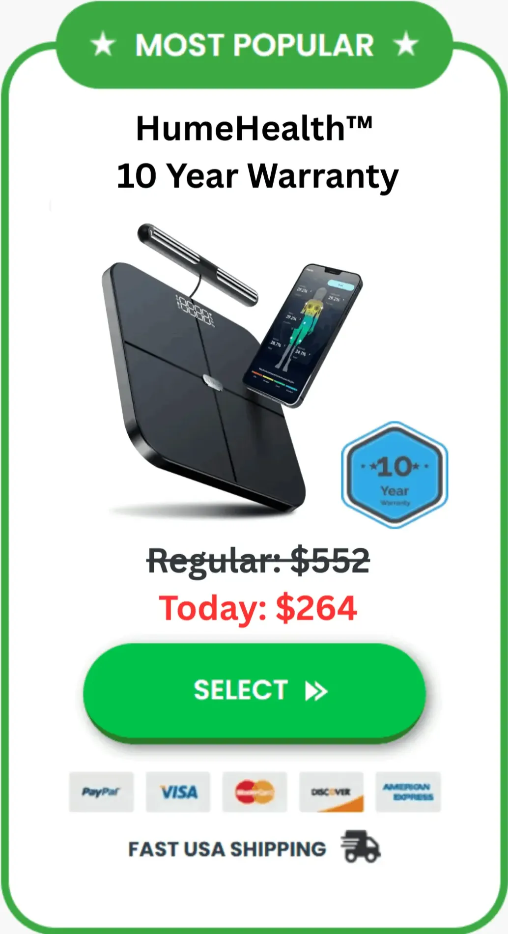 Hume Health Body Pod offer price 