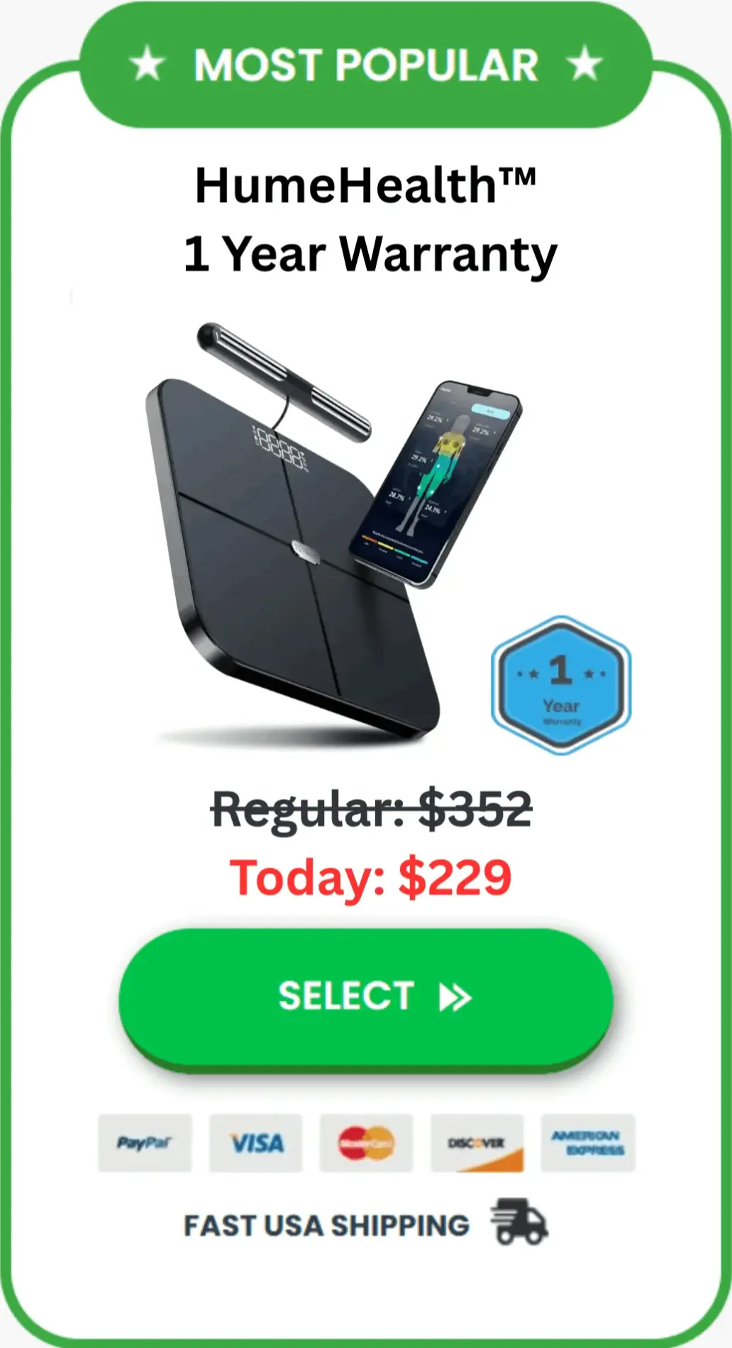 Hume Health Body Pod offer price 